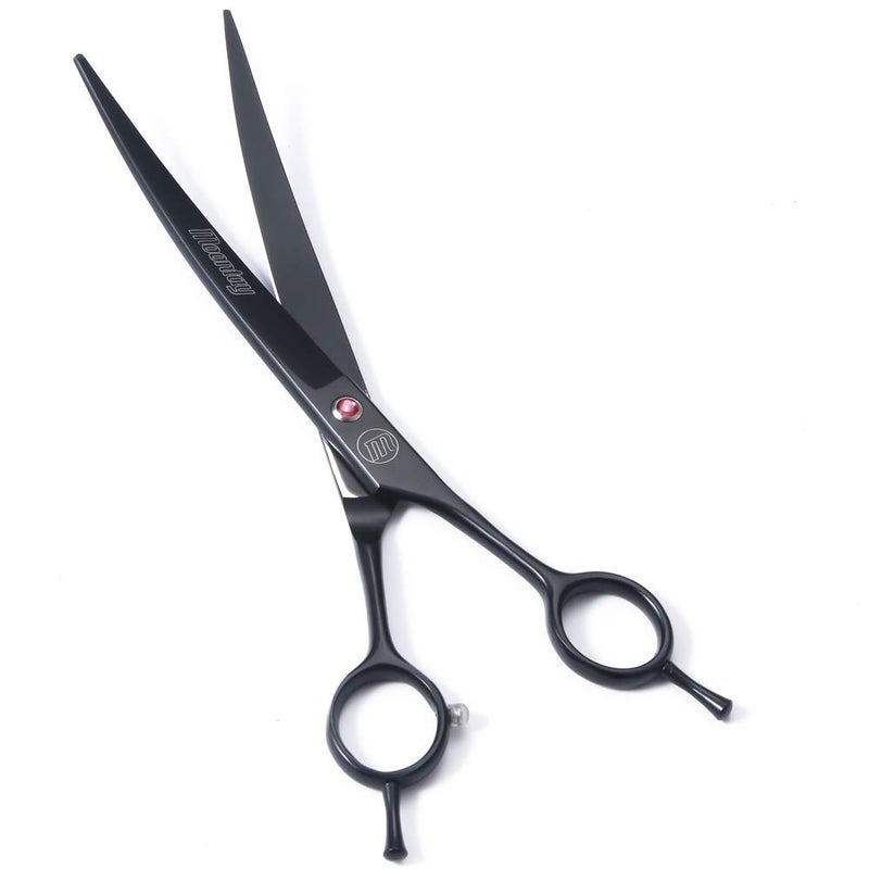 Moontay Professional Dog Grooming Scissors Set, 7 Inch/8 Inch Pet Grooming Scissors Chunkers Shears for Dog, Curved Dog Grooming Scissors, Thinning Shears for Dog with Grooming Comb - Image 3